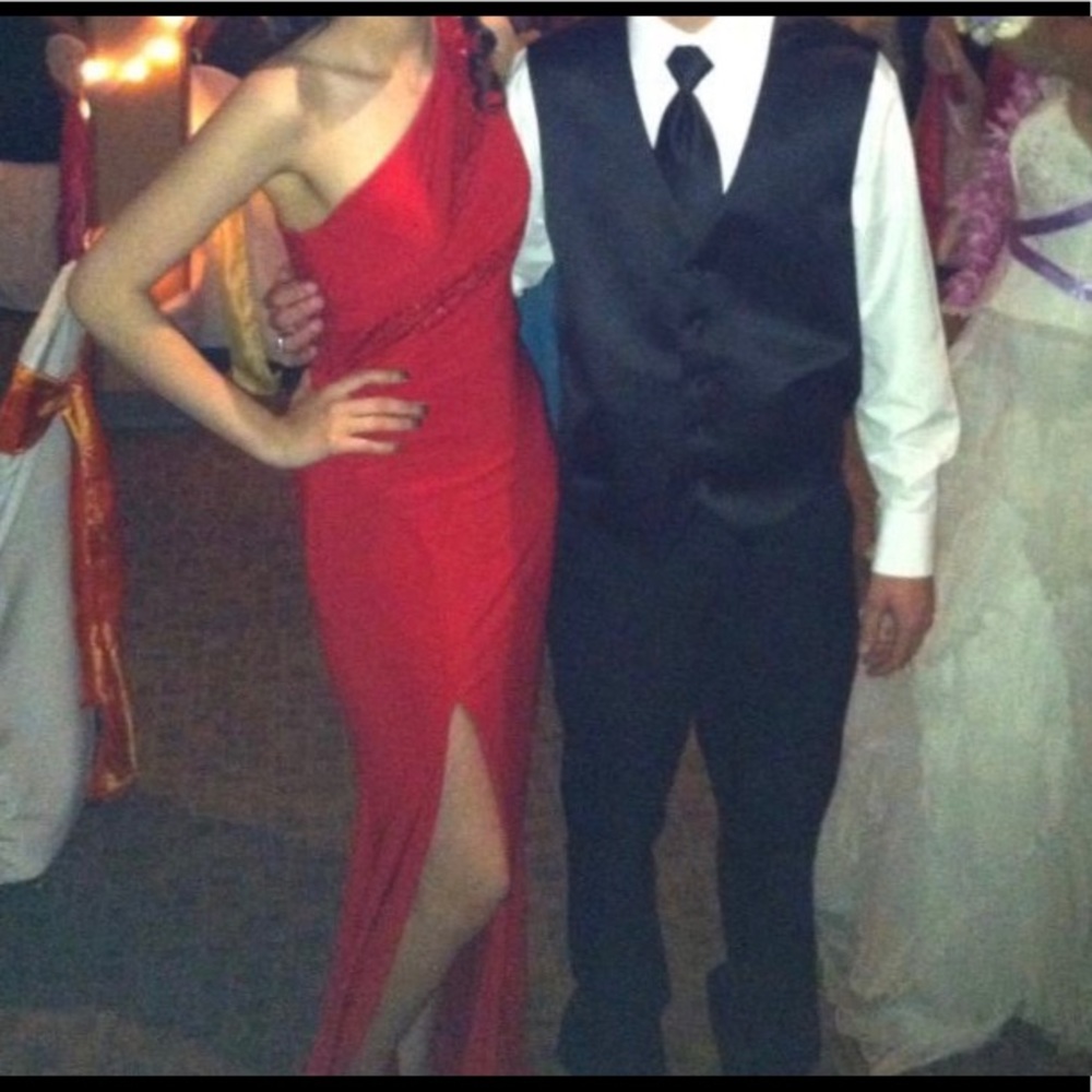 Red dress
